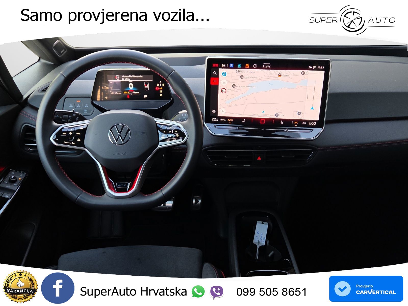 Volkswagen ID.3 GTX 84 kWh (286 KS) LED+GR SJED+ACC