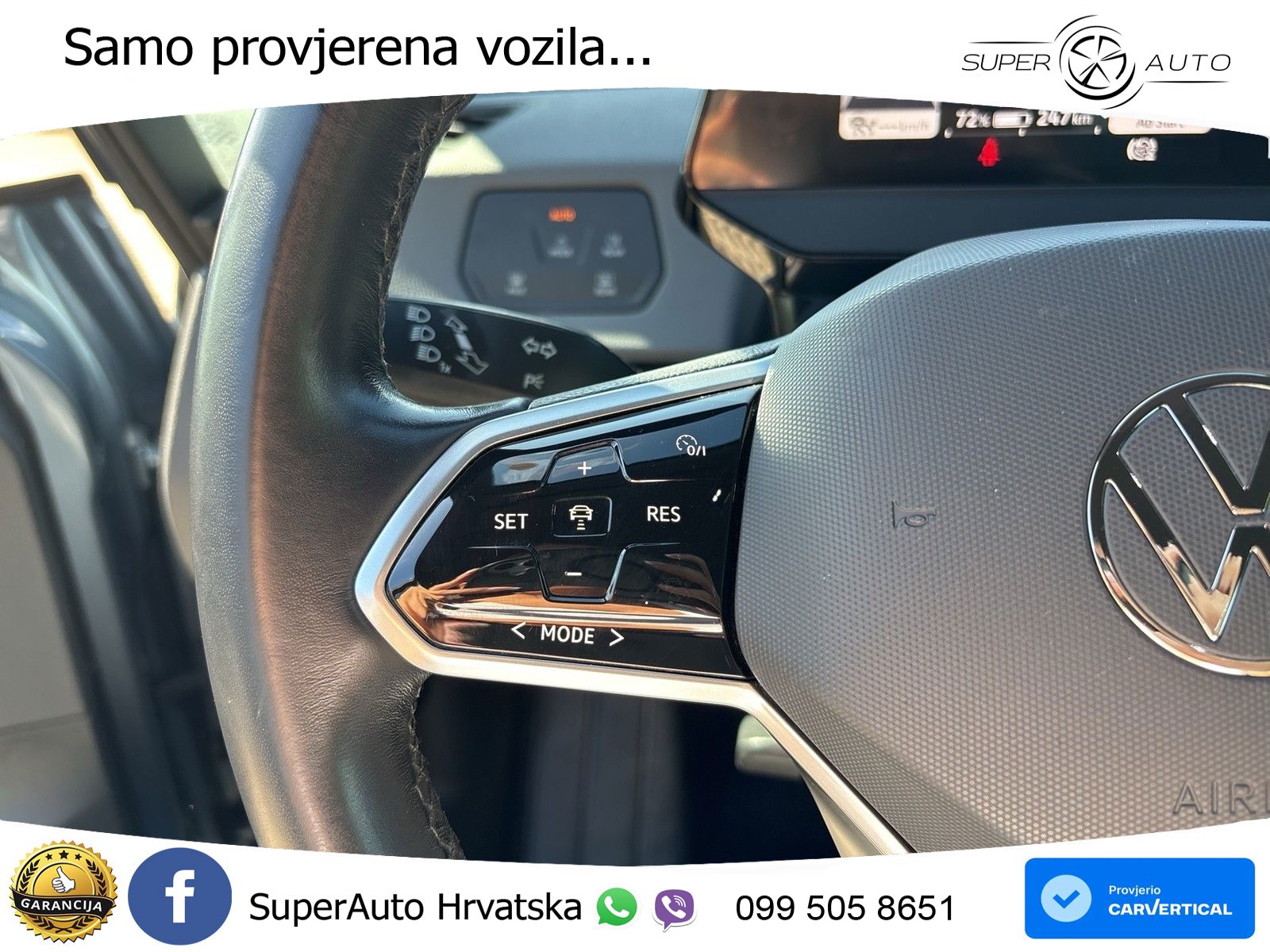 Volkswagen ID.3 Pro Performance 62 kWh (204 KS) LED+GR SJED+ACC