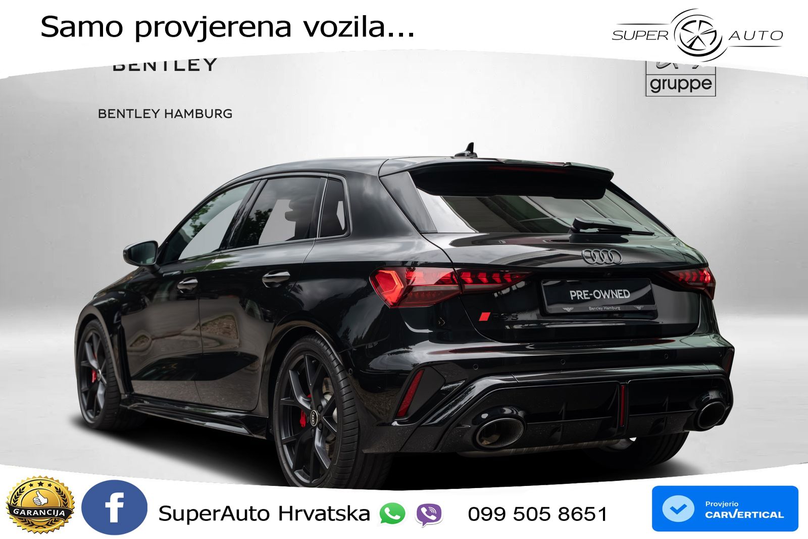 Audi RS3 Sportback 2.5 TFSI (400 KS) quattro S tronic LED+GR SJED+ACC