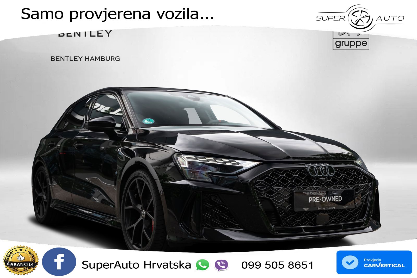 Audi RS3 Sportback 2.5 TFSI (400 KS) quattro S tronic LED+GR SJED+ACC