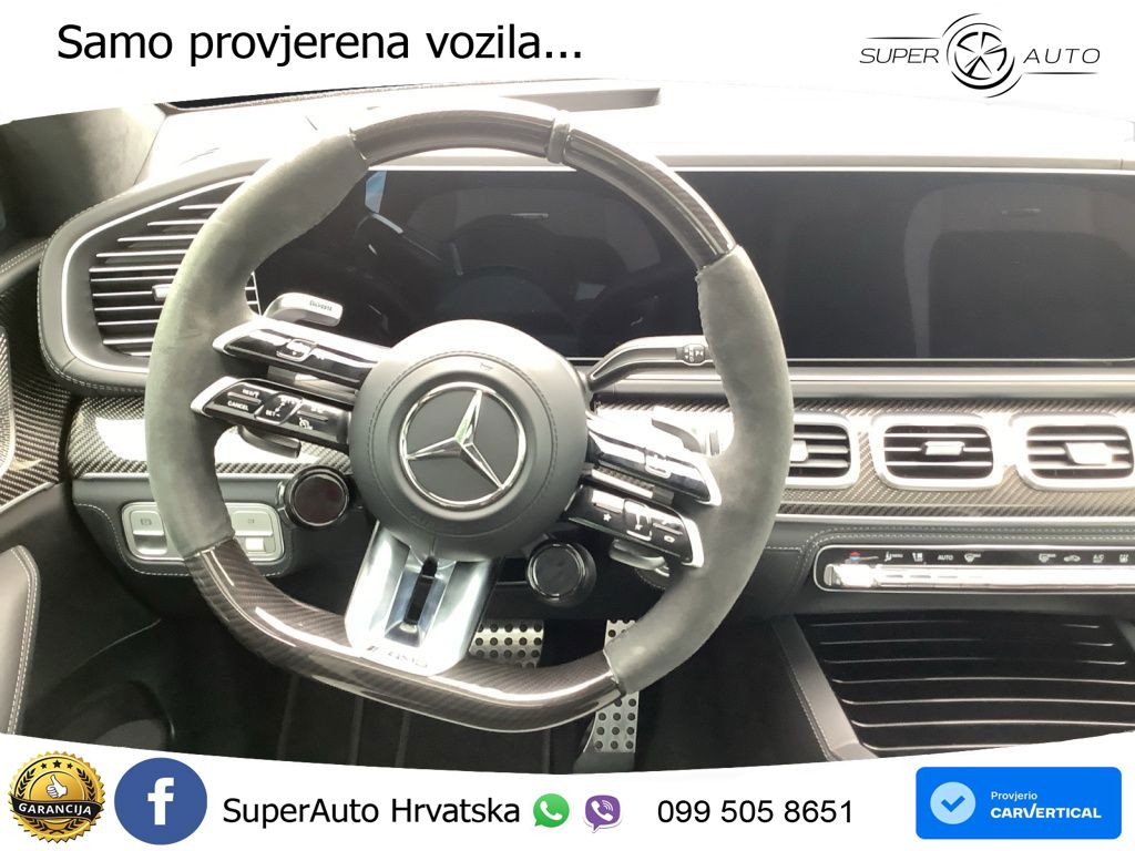 Mercedes AMG GLE Coupe 63 S V8 (612 KS) EQ Boost 4MATIC+ AMG SPEEDSHIFT TCT 9G LED+GR SJED+ACC