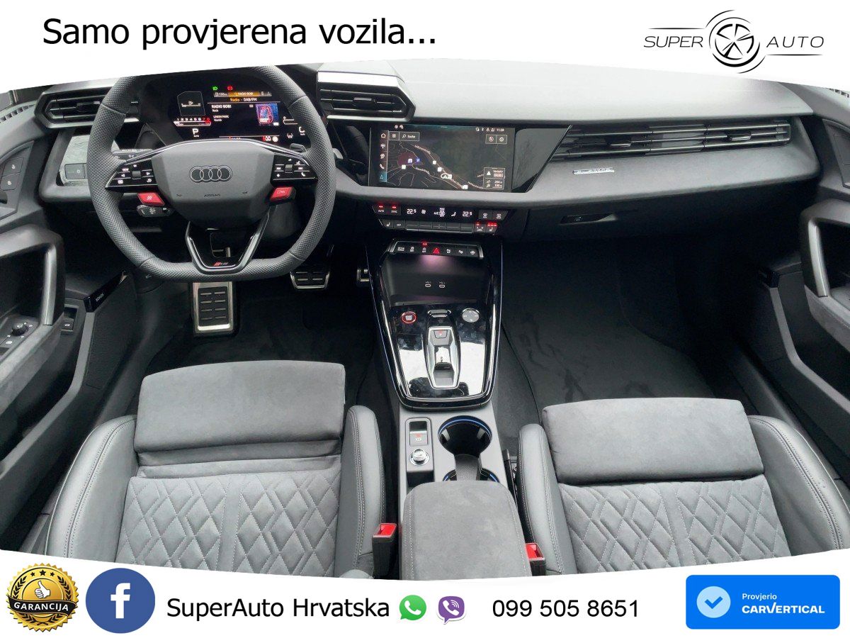 Audi RS3 Sedan 2.5 TFSI (400 KS) quattro S tronic LED+GR SJED+ACC