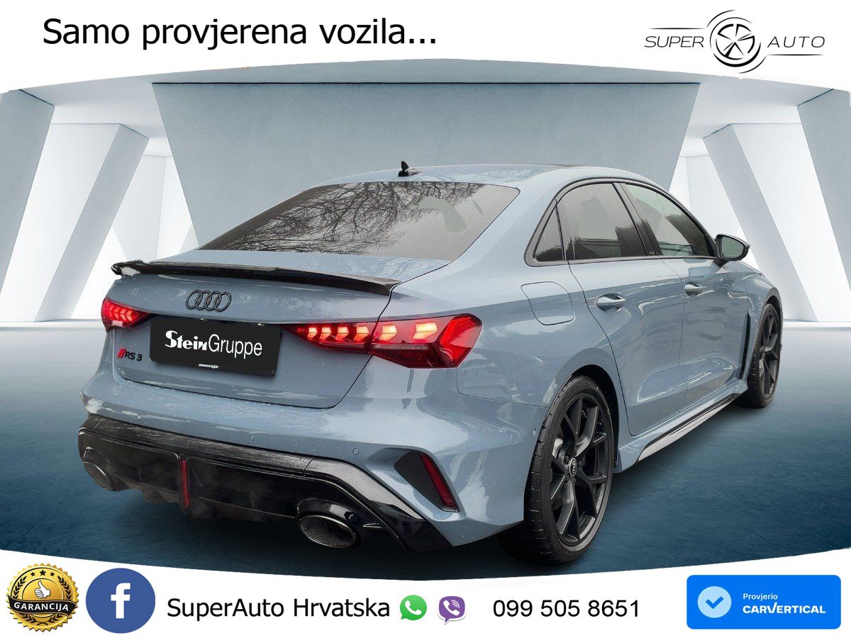 Audi RS3 Sedan 2.5 TFSI (400 KS) quattro S tronic LED+GR SJED+ACC