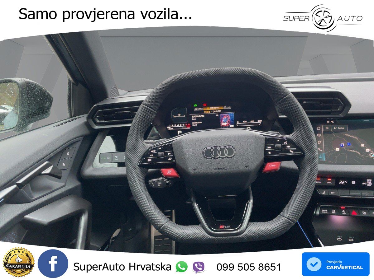 Audi RS3 Sedan 2.5 TFSI (400 KS) quattro S tronic LED+GR SJED+ACC