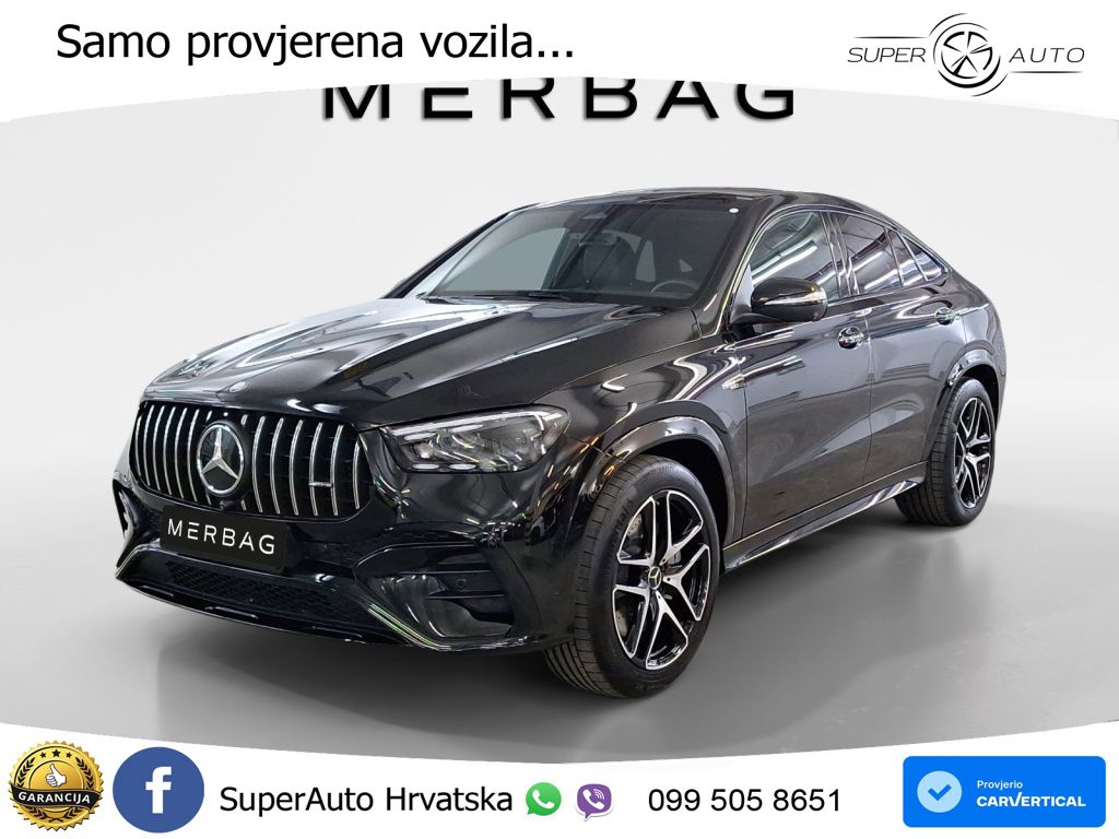 Mercedes AMG GLE Coupe 53 (435 KS) EQ Boost 4MATIC+ AMG SPEEDSHIFT TCT 9G LED+GR SJED+ACC