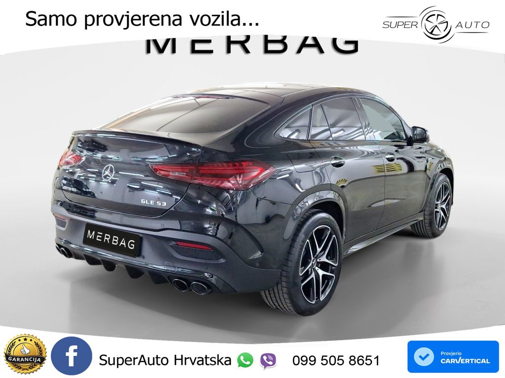 Mercedes AMG GLE Coupe 53 (435 KS) EQ Boost 4MATIC+ AMG SPEEDSHIFT TCT 9G LED+GR SJED+ACC