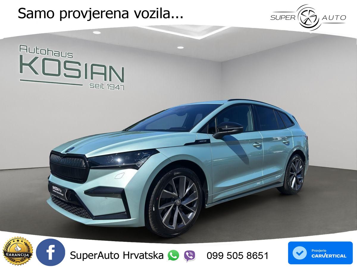 Škoda Enyaq iV 80 82 kWh (204 KS) SportLine LED+GR SJED+ACC