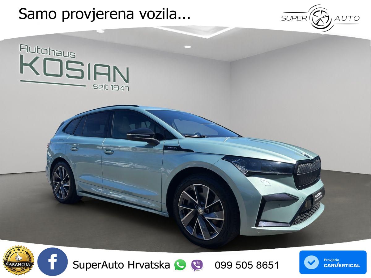 Škoda Enyaq iV 80 82 kWh (204 KS) SportLine LED+GR SJED+ACC