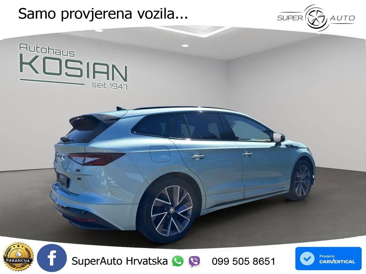 Škoda Enyaq iV 80 82 kWh (204 KS) SportLine LED+GR SJED+ACC