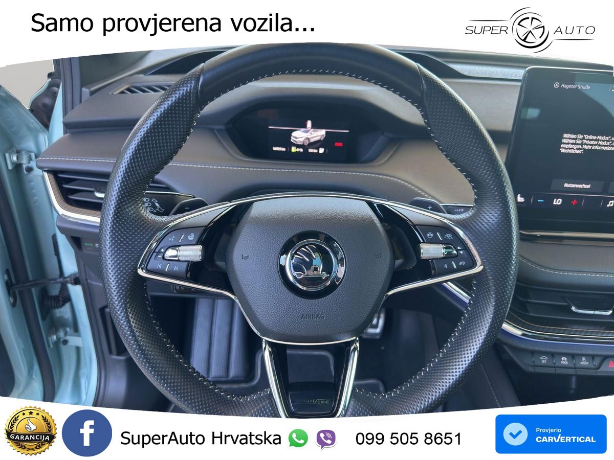 Škoda Enyaq iV 80 82 kWh (204 KS) SportLine LED+GR SJED+ACC