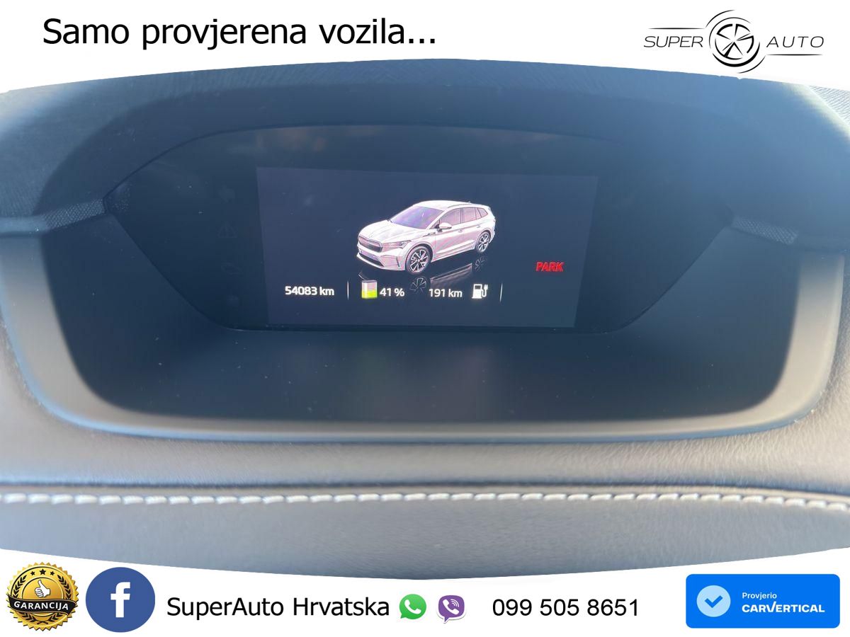 Škoda Enyaq iV 80 82 kWh (204 KS) SportLine LED+GR SJED+ACC
