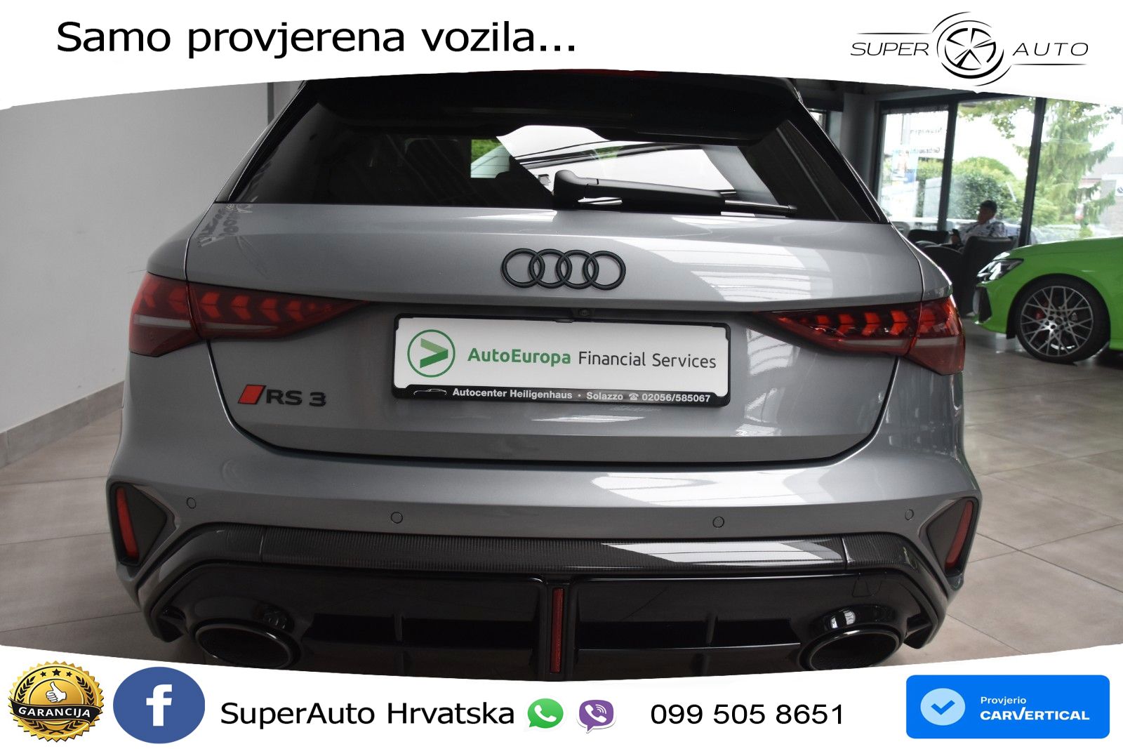 Audi RS3 Sedan 2.5 TFSI (400 KS) quattro S tronic LED+GR SJED+ACC