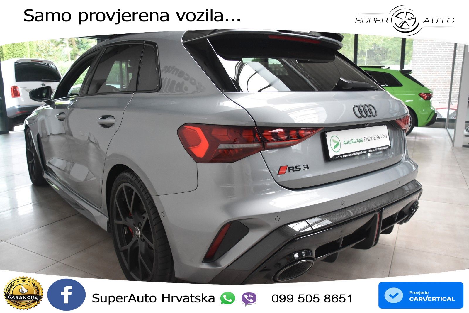Audi RS3 Sedan 2.5 TFSI (400 KS) quattro S tronic LED+GR SJED+ACC