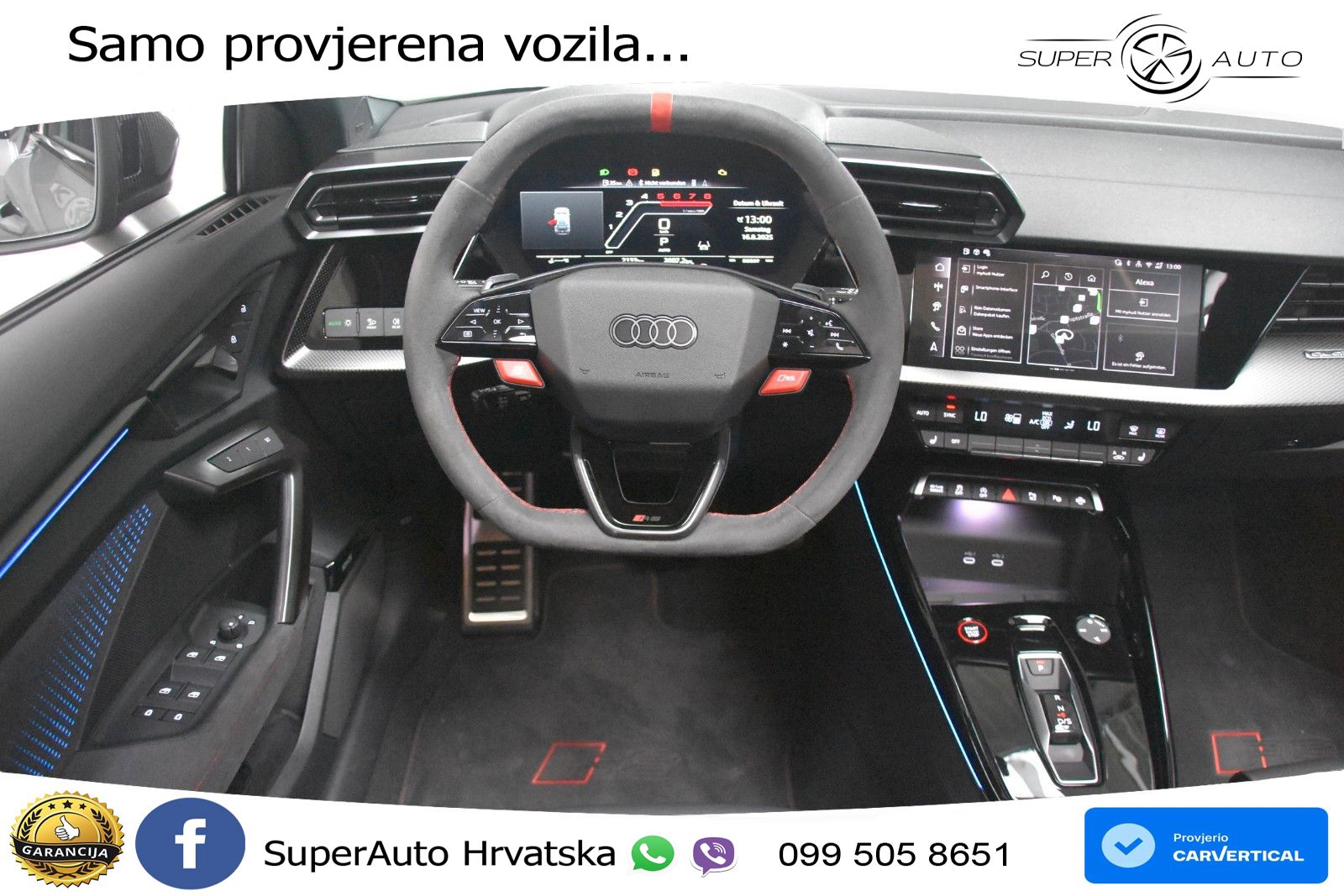 Audi RS3 Sedan 2.5 TFSI (400 KS) quattro S tronic LED+GR SJED+ACC