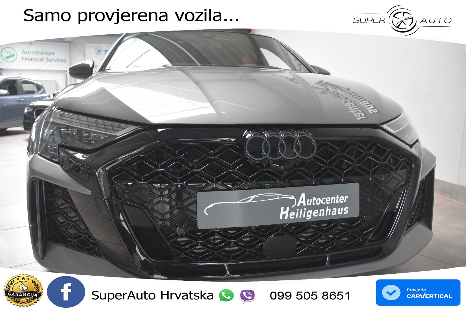 Audi RS3 Sedan 2.5 TFSI (400 KS) quattro S tronic LED+GR SJED+ACC