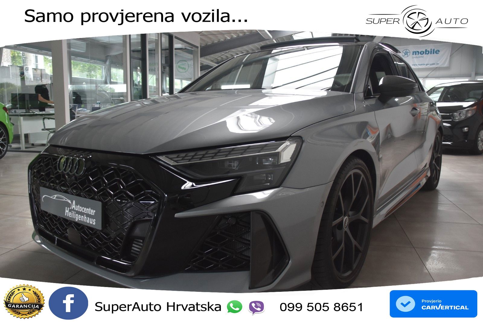 Audi RS3 Sedan 2.5 TFSI (400 KS) quattro S tronic LED+GR SJED+ACC