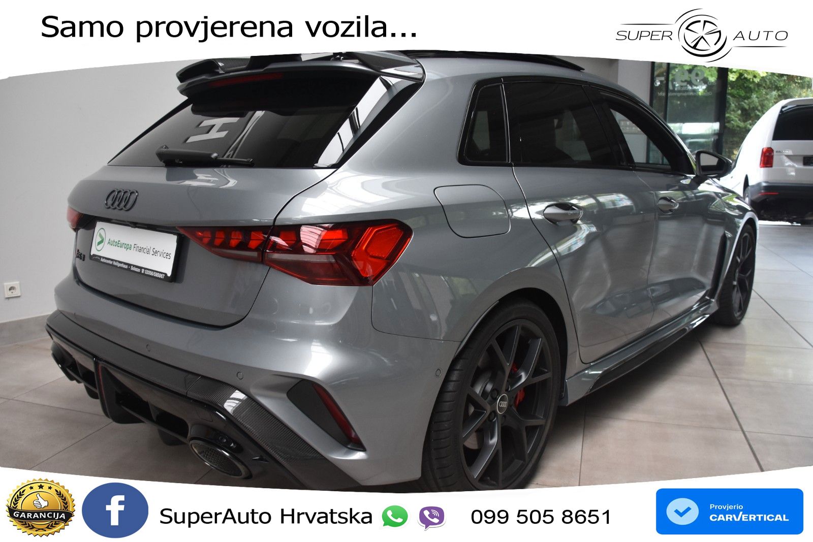Audi RS3 Sedan 2.5 TFSI (400 KS) quattro S tronic LED+GR SJED+ACC