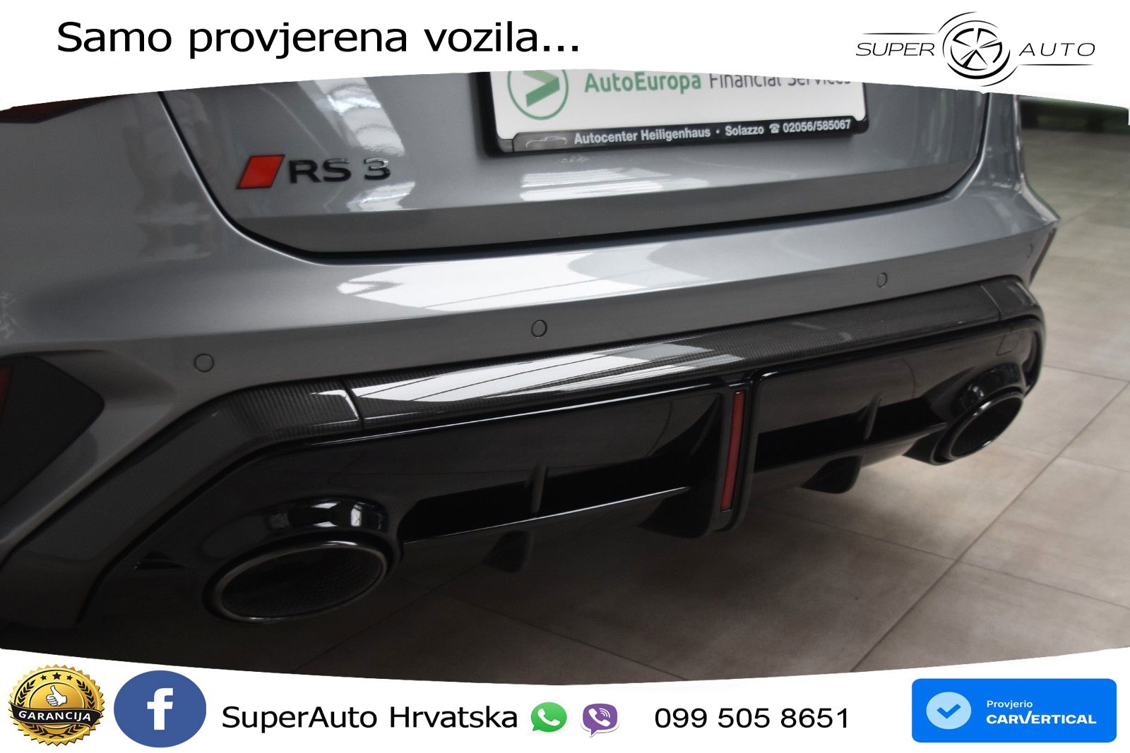 Audi RS3 Sedan 2.5 TFSI (400 KS) quattro S tronic LED+GR SJED+ACC
