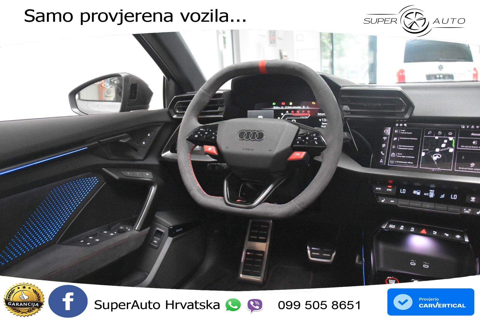 Audi RS3 Sedan 2.5 TFSI (400 KS) quattro S tronic LED+GR SJED+ACC