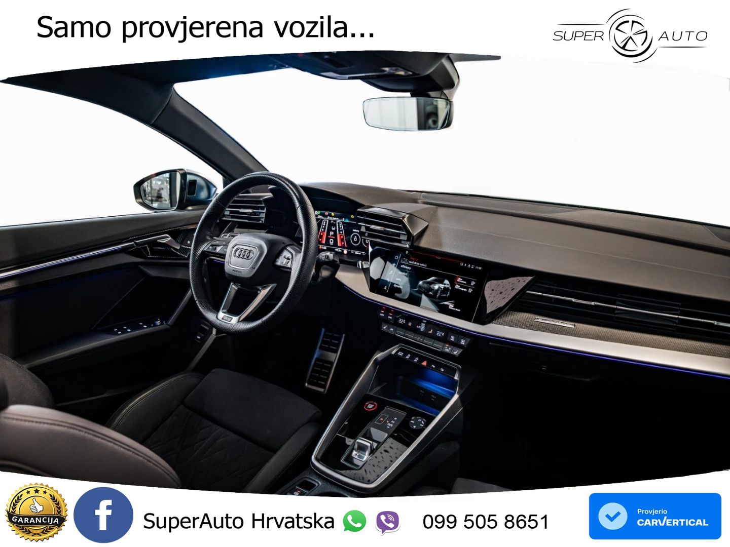Audi RS3 Sedan 2.5 TFSI (400 KS) quattro S tronic LED+GR SJED+ACC