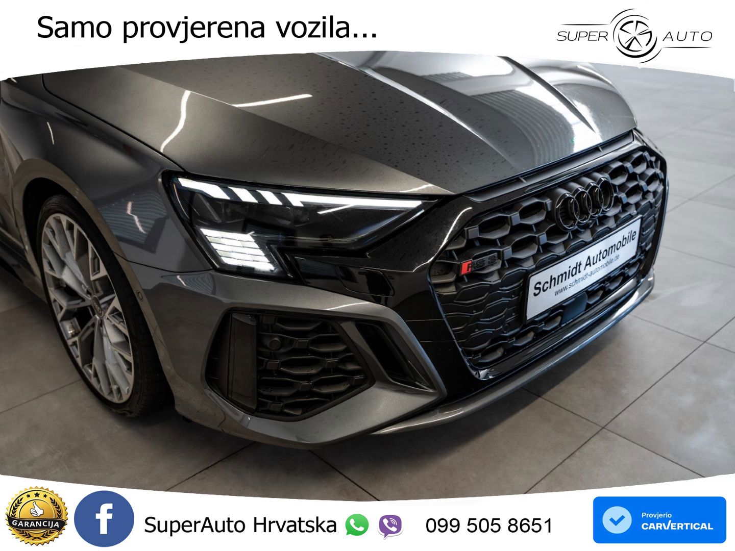 Audi RS3 Sedan 2.5 TFSI (400 KS) quattro S tronic LED+GR SJED+ACC