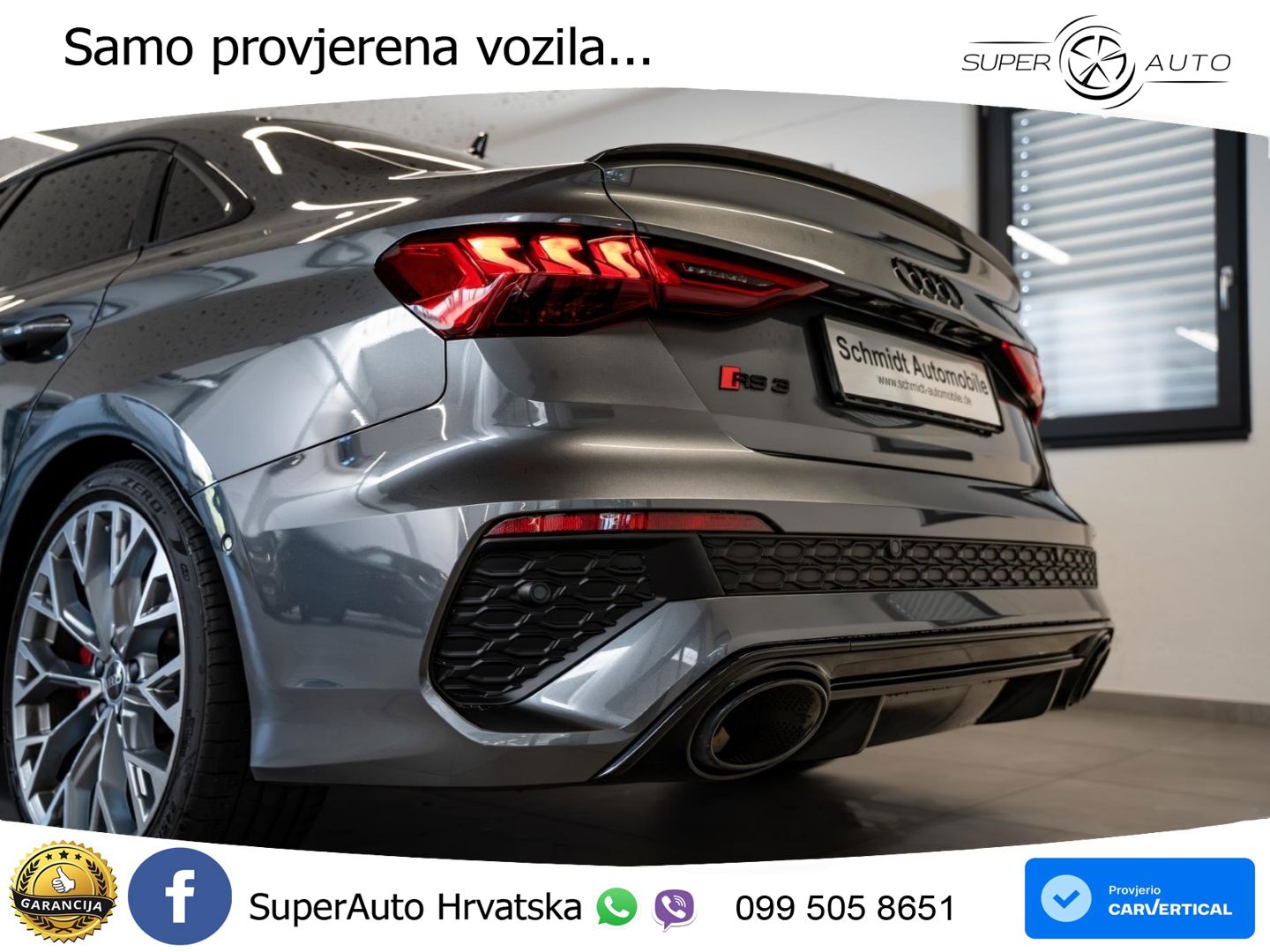 Audi RS3 Sedan 2.5 TFSI (400 KS) quattro S tronic LED+GR SJED+ACC