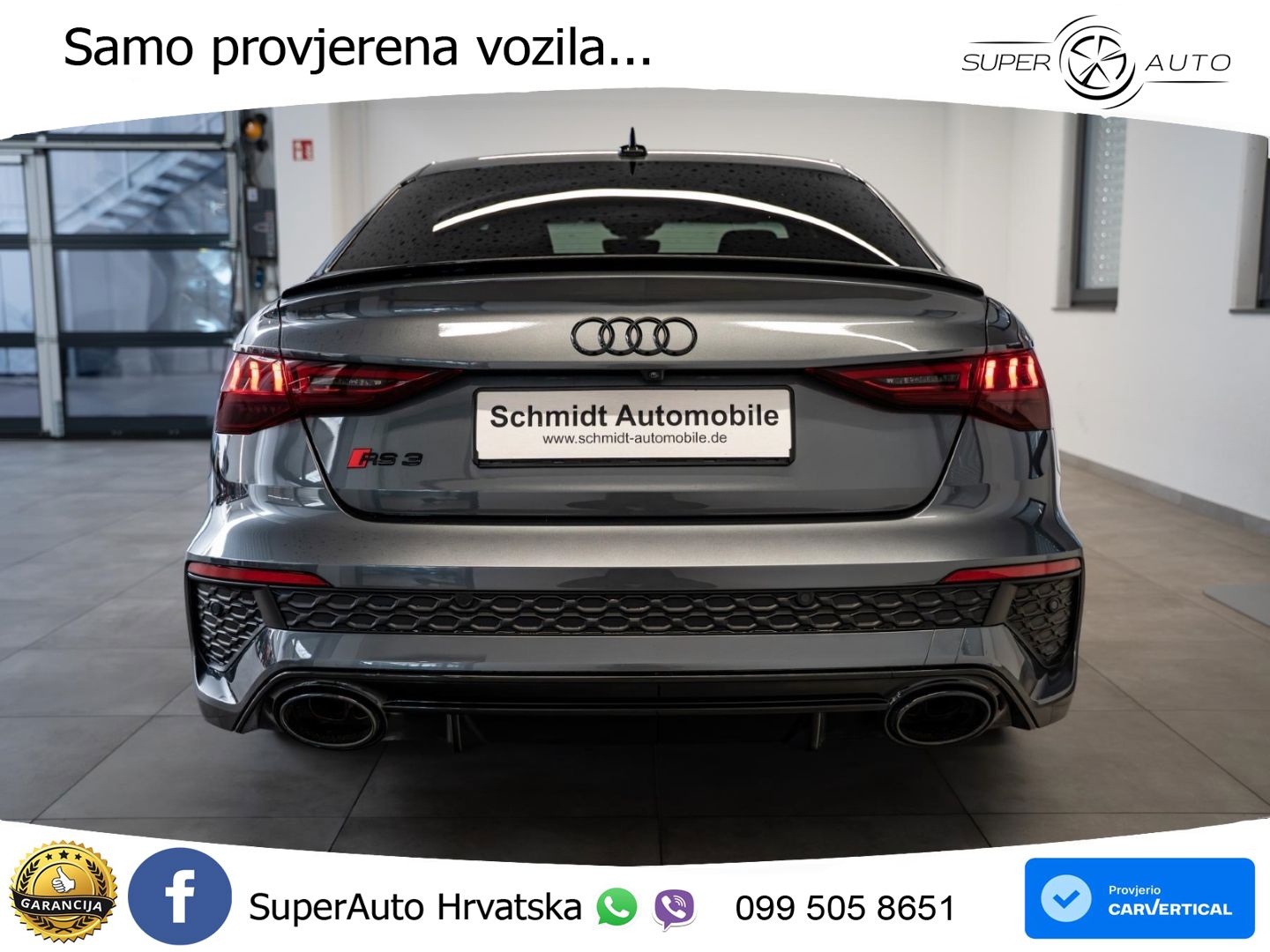 Audi RS3 Sedan 2.5 TFSI (400 KS) quattro S tronic LED+GR SJED+ACC