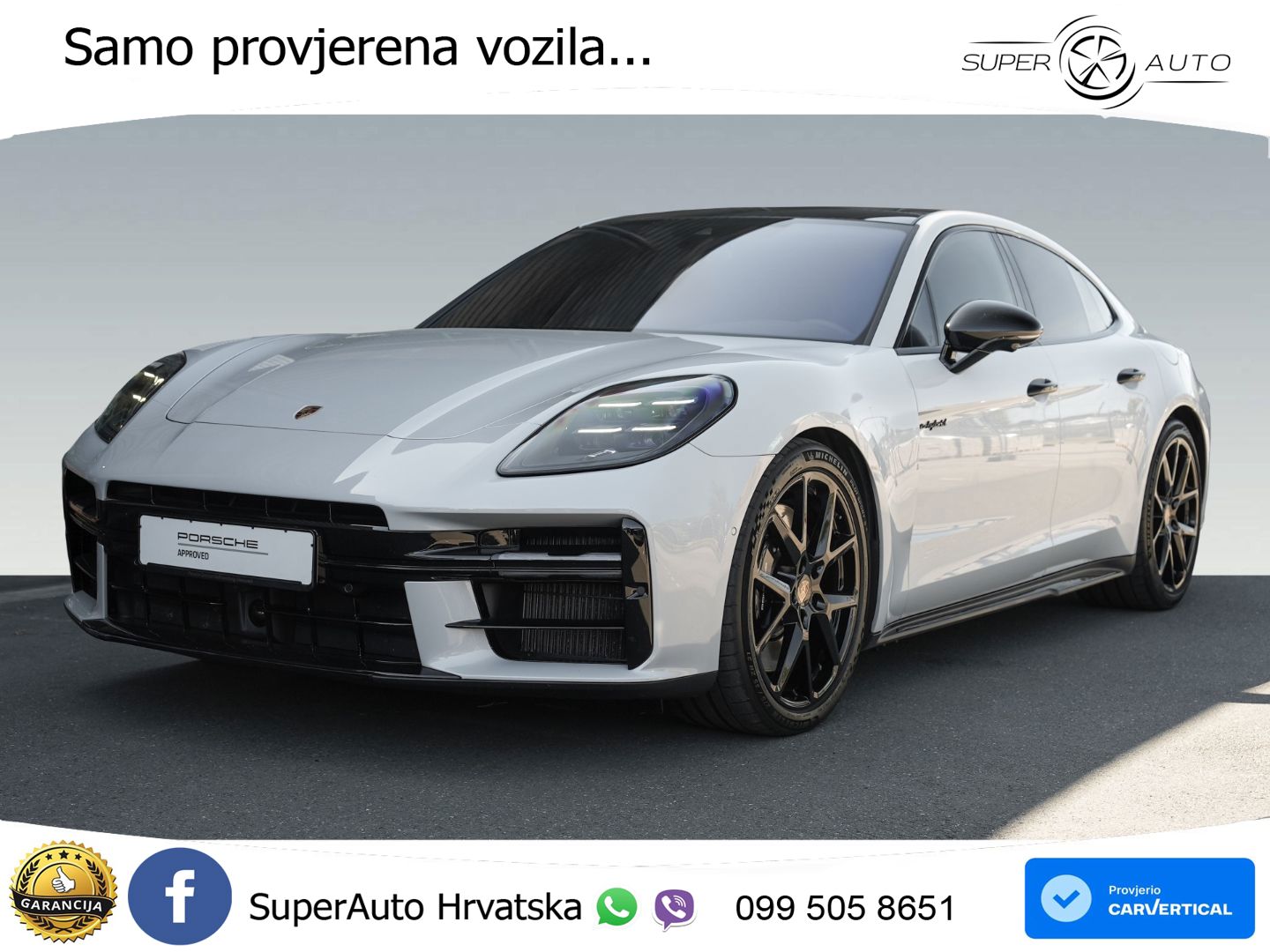 Porsche Panamera 4S 2.9 V6 (544 KS) E-Hybrid PDK LED+GR SJED+ACC
