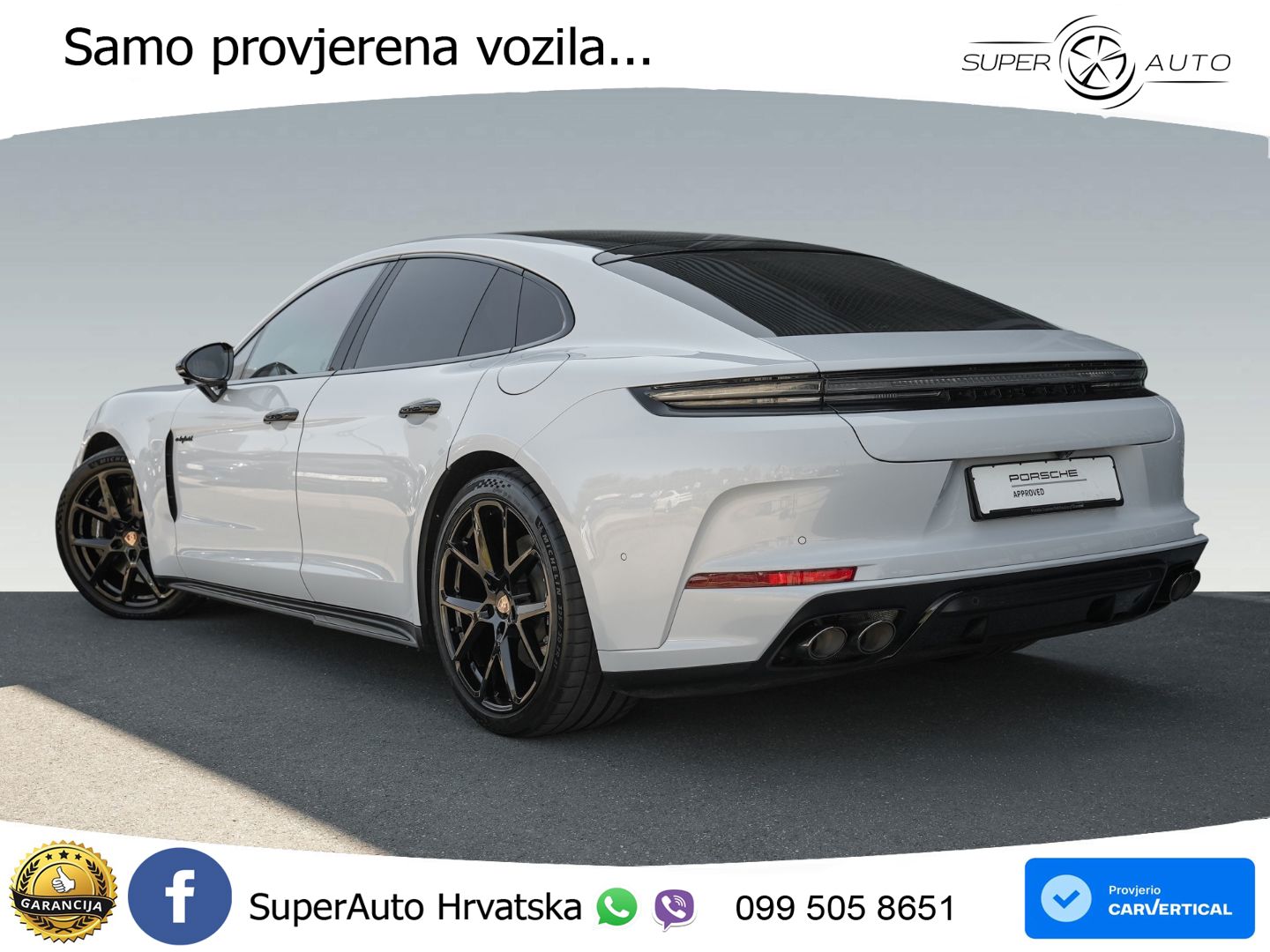 Porsche Panamera 4S 2.9 V6 (544 KS) E-Hybrid PDK LED+GR SJED+ACC