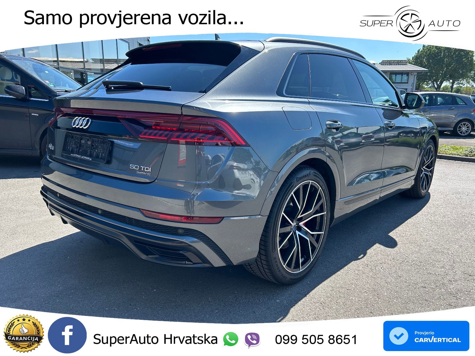 Audi Q8 50 TDI V6 (286 KS) quattro Tiptronic S line