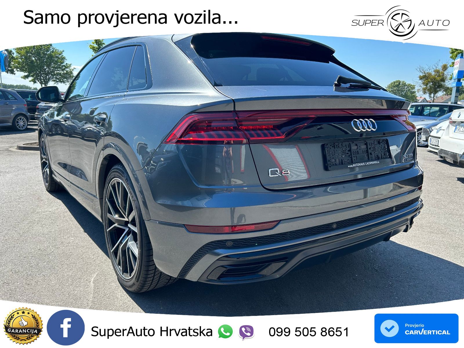 Audi Q8 50 TDI V6 (286 KS) quattro Tiptronic S line