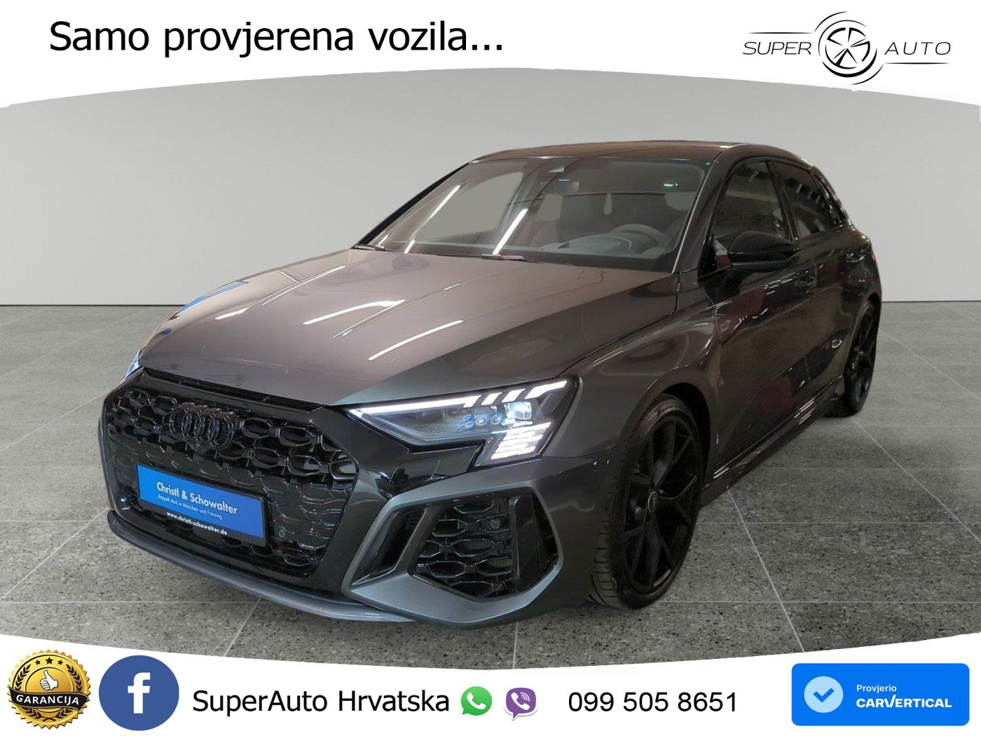 Audi RS3 Sedan 2.5 TFSI (400 KS) quattro S tronic LED+GR SJED+ACC