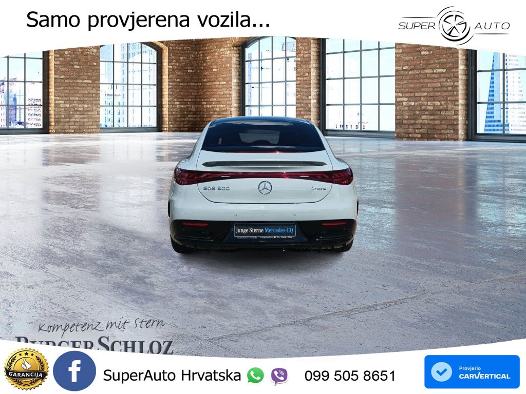 Mercedes EQE 500 100 kWh (408 KS) 4MATIC AMG ACC+GR SJED+360+PANO