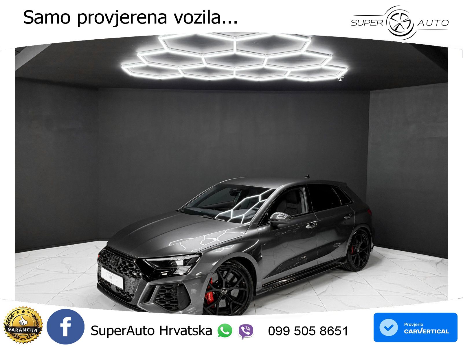 Audi RS3 Sportback 2.5 TFSI (400 KS) quattro S tronic LED+GR SJED+ACC