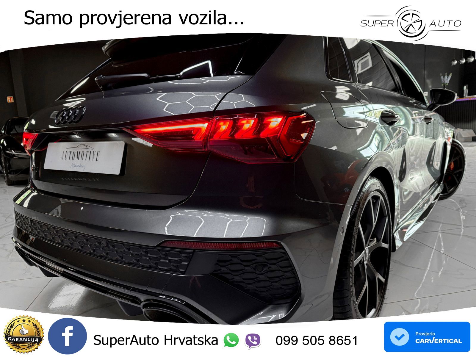 Audi RS3 Sportback 2.5 TFSI (400 KS) quattro S tronic LED+GR SJED+ACC