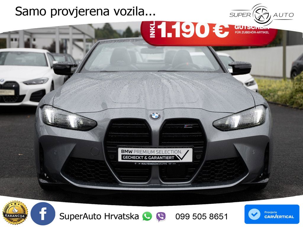BMW M4 Convertible Competition 3.0 (530 KS) xDrive Steptronic LED+GR SJED+ACC