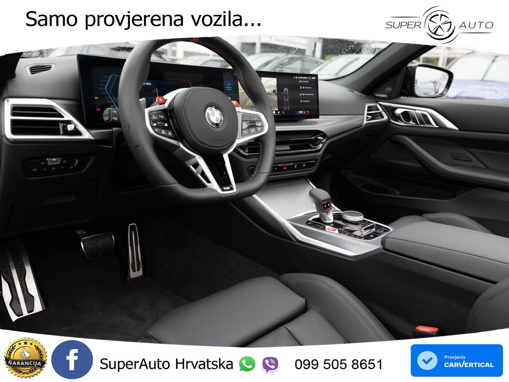 BMW M4 Convertible Competition 3.0 (530 KS) xDrive Steptronic LED+GR SJED+ACC