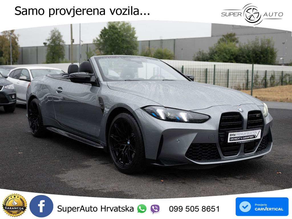 BMW M4 Convertible Competition 3.0 (530 KS) xDrive Steptronic LED+GR SJED+ACC