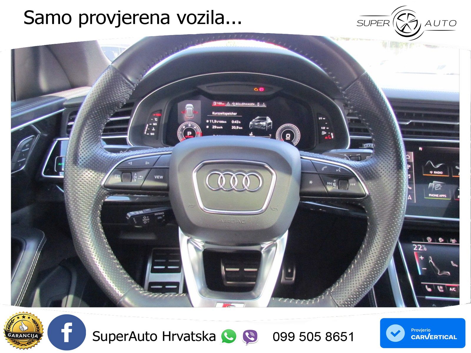 Audi Q8 50 TDI V6 (286 KS) quattro Tiptronic