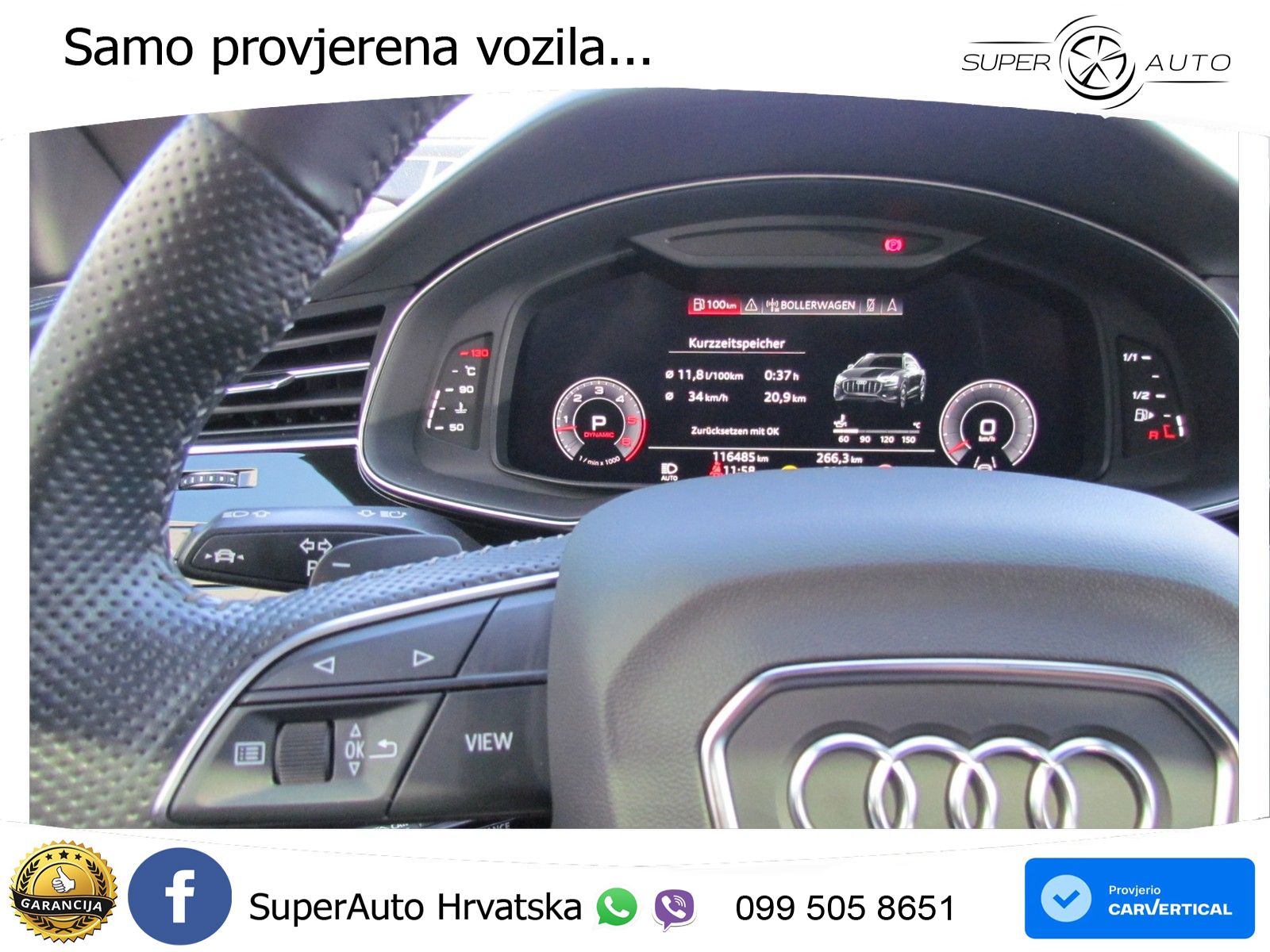 Audi Q8 50 TDI V6 (286 KS) quattro Tiptronic
