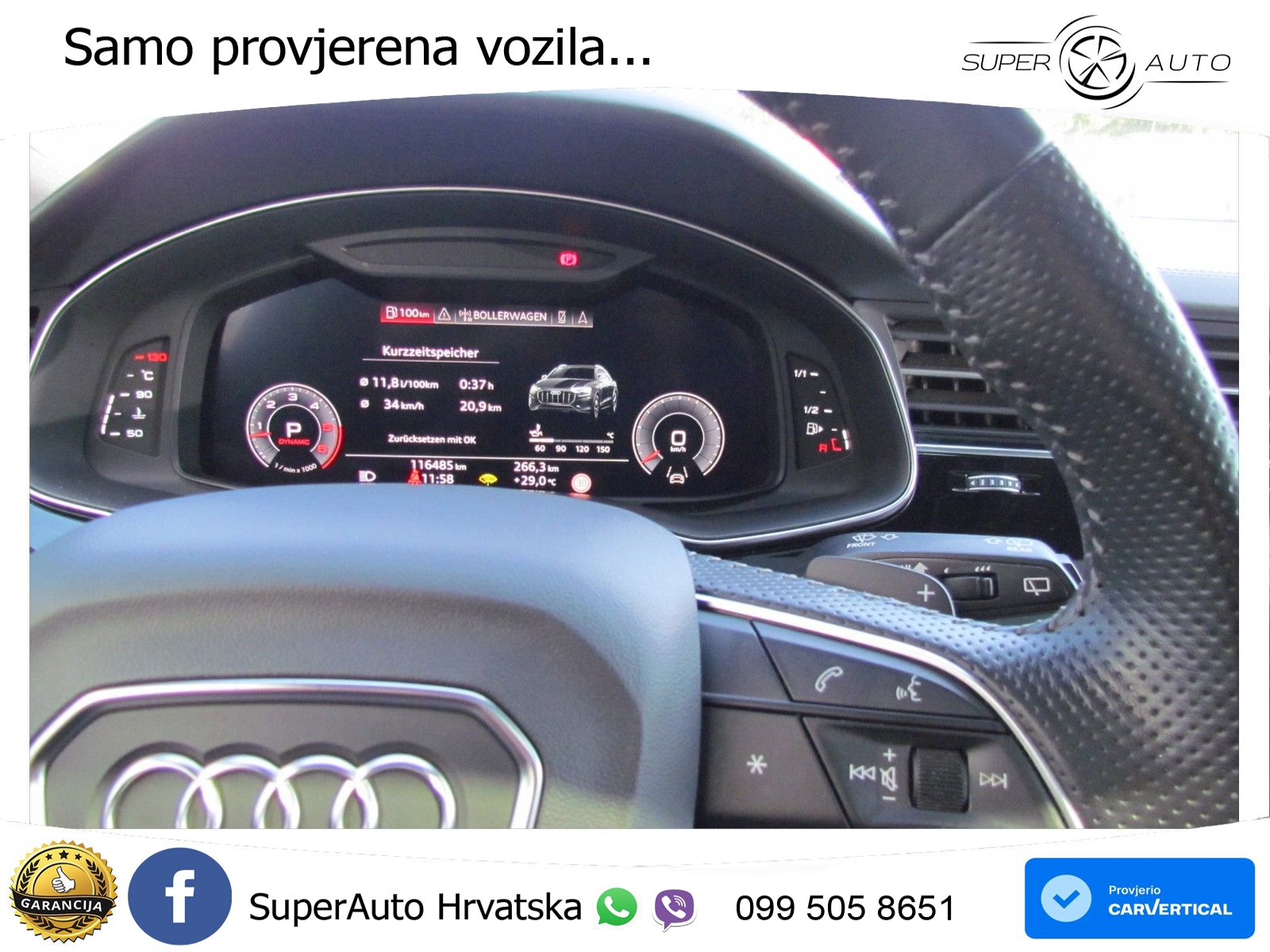 Audi Q8 50 TDI V6 (286 KS) quattro Tiptronic