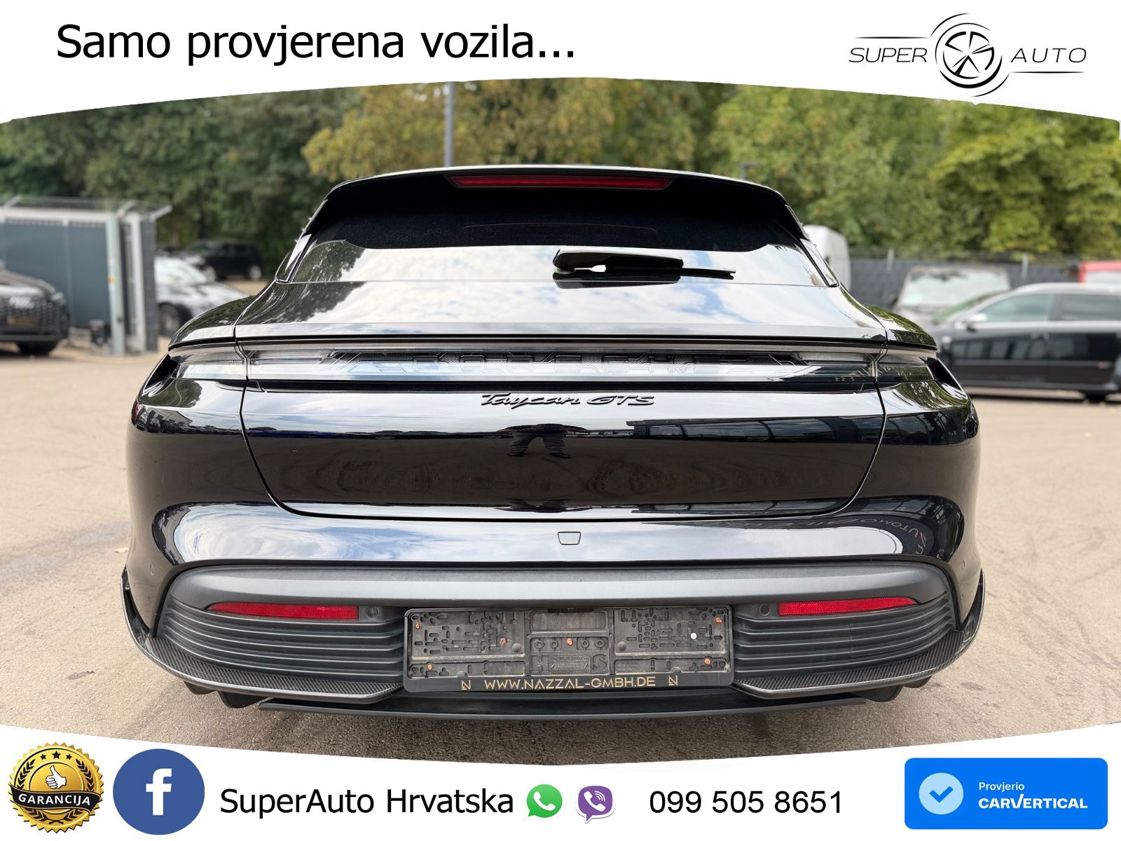Porsche Taycan Sport Turismo GTS Performance Plus 93.4 kWh (598 KS)