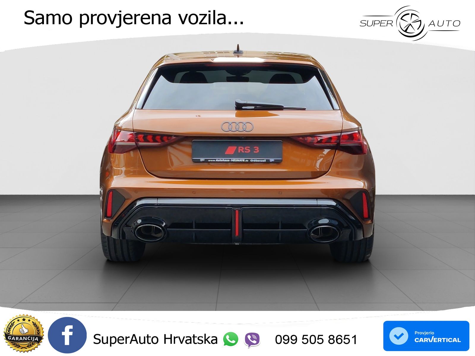 Audi RS3 Sportback 2.5 TFSI (400 KS) quattro S tronic LED+GR SJED+ACC