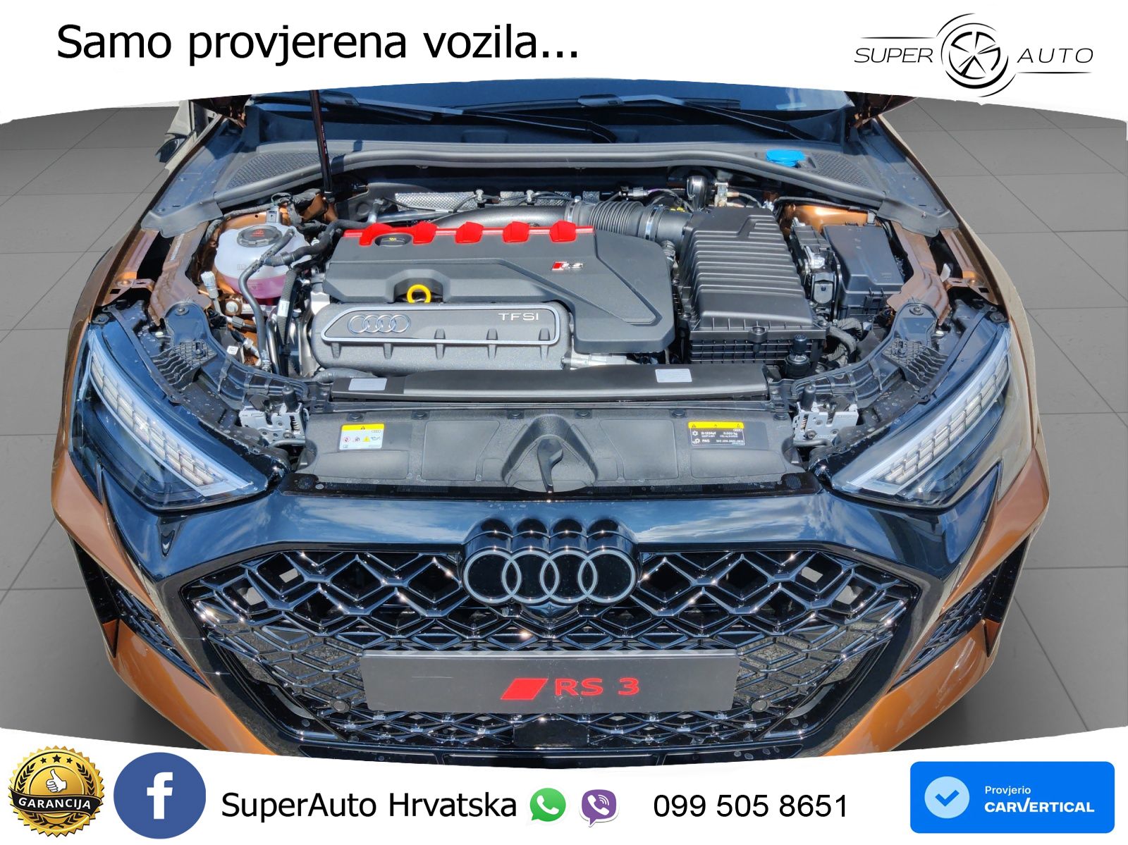 Audi RS3 Sportback 2.5 TFSI (400 KS) quattro S tronic LED+GR SJED+ACC