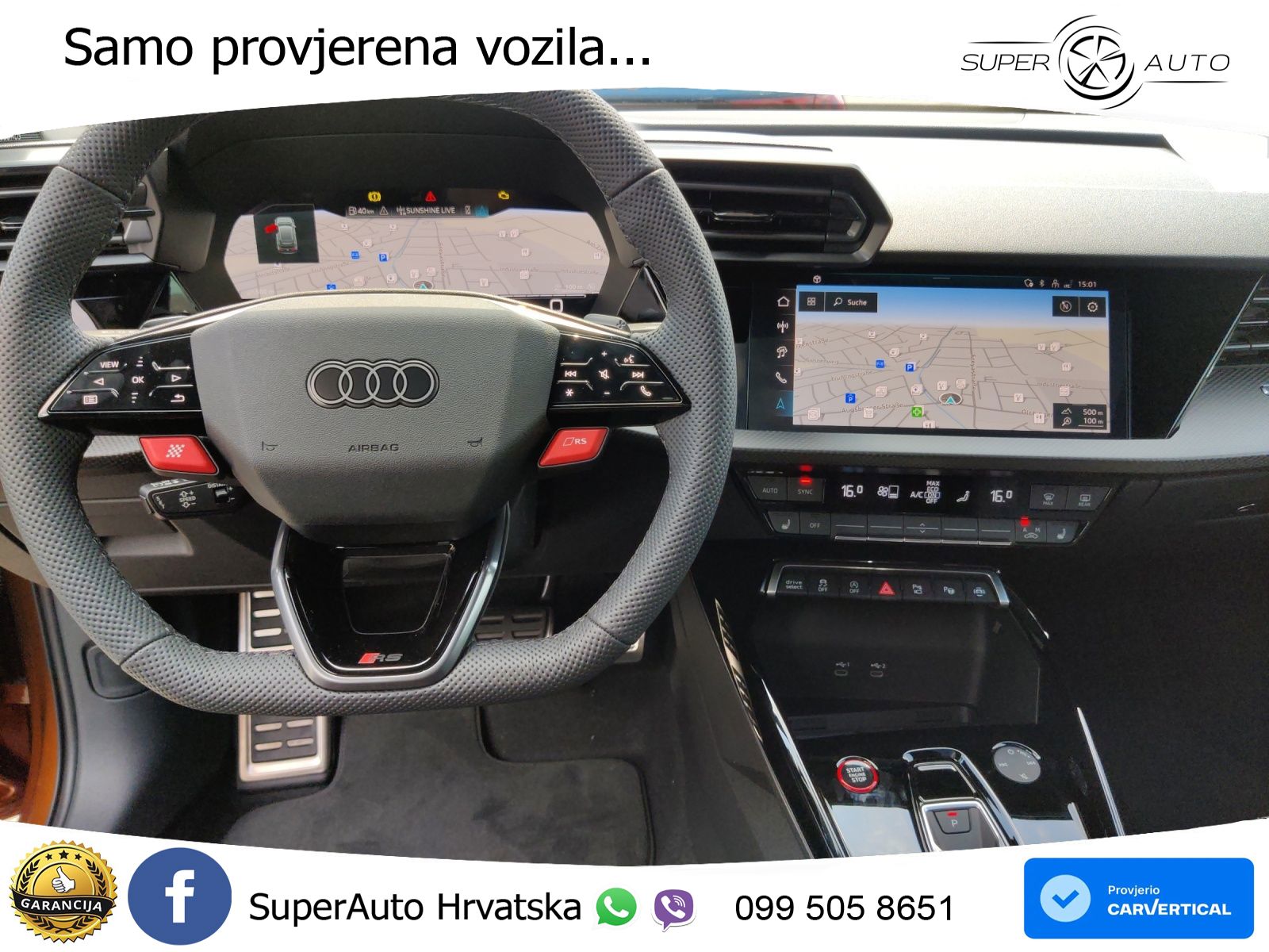Audi RS3 Sportback 2.5 TFSI (400 KS) quattro S tronic LED+GR SJED+ACC