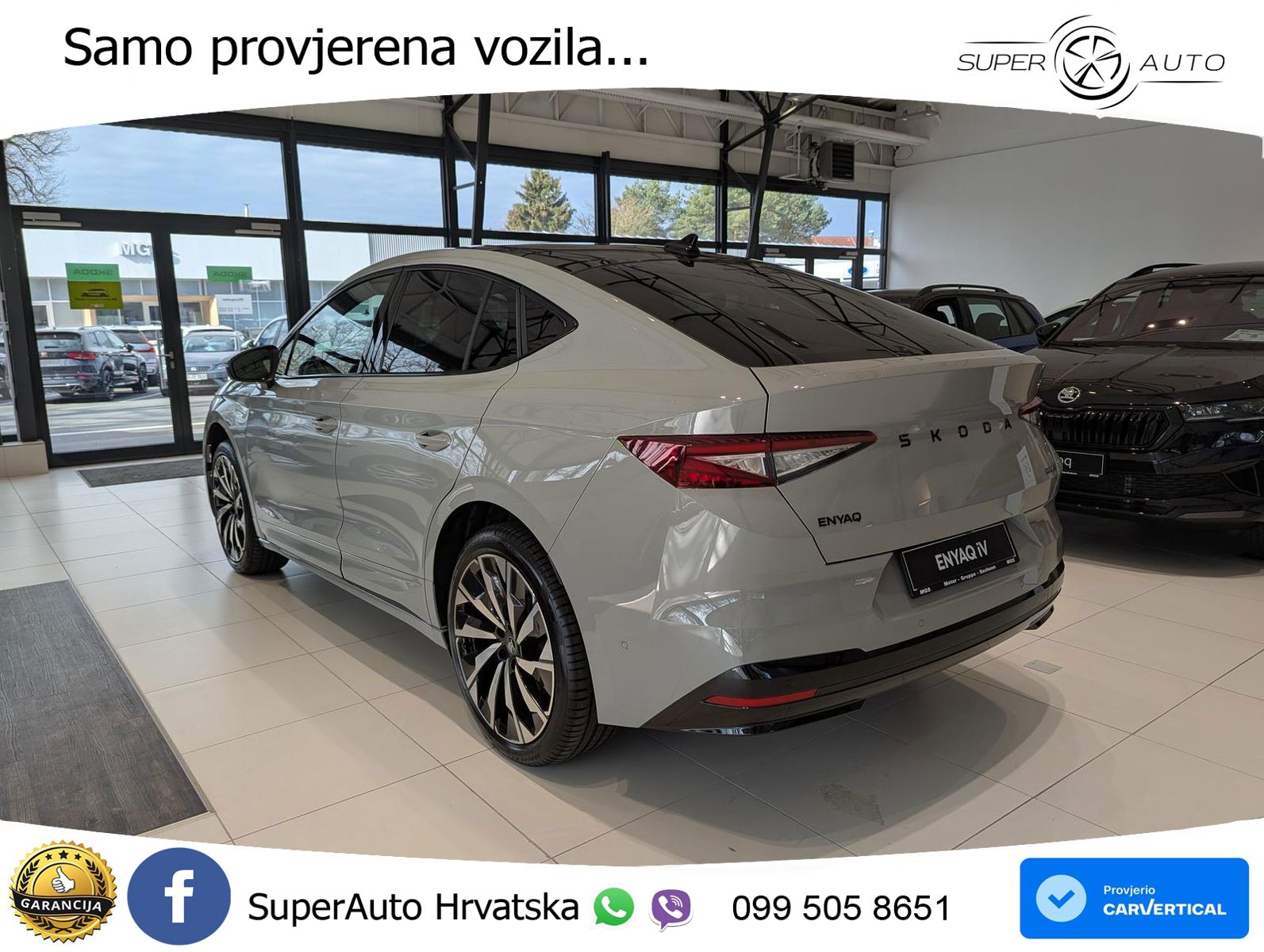 Škoda Enyaq Coupe iV 85 82 kWh (286 KS) SportLine LED+GR SJED+ACC