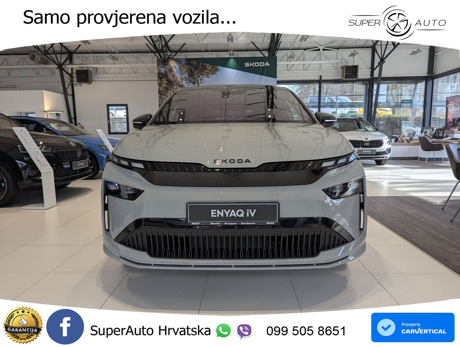 Škoda Enyaq Coupe iV 85 82 kWh (286 KS) SportLine LED+GR SJED+ACC