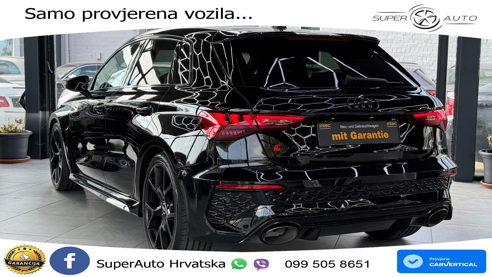 Audi RS3 Sportback 2.5 TFSI (400 KS) quattro S tronic