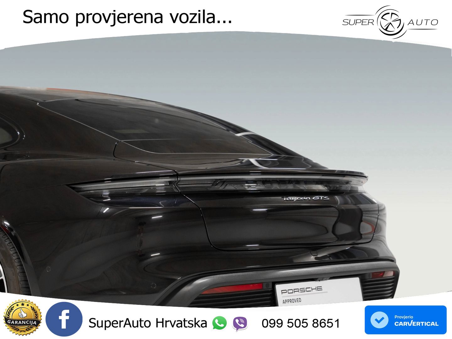 Porsche Taycan GTS Performance Plus 93.4 kWh (598 KS)