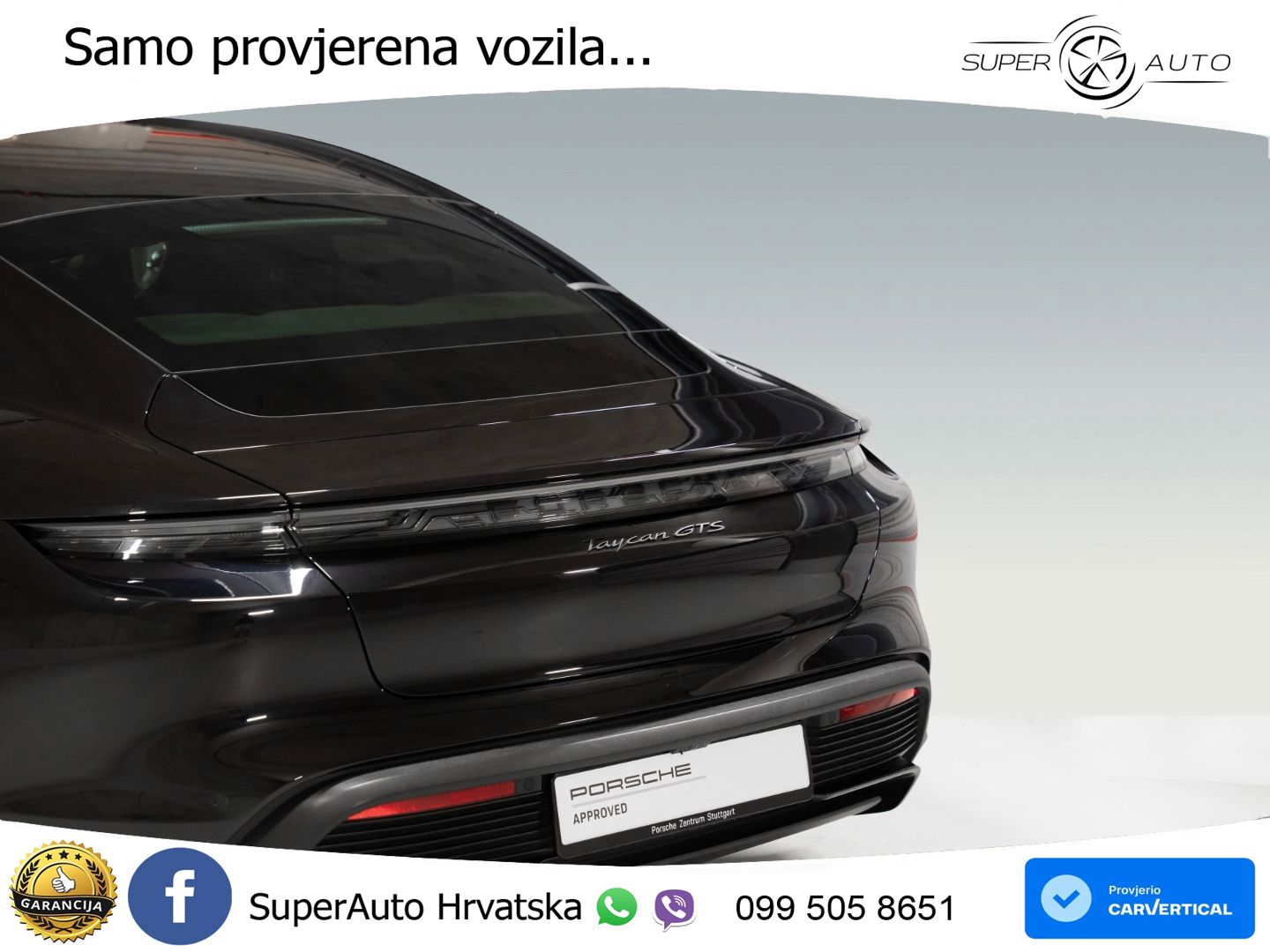 Porsche Taycan GTS Performance Plus 93.4 kWh (598 KS)